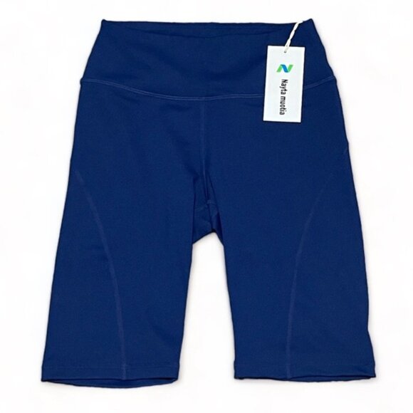 Nayta Muotia Biker Shorts for Women Compression Yoga 4 Way Stretch Workout | New - Picture 6 of 8